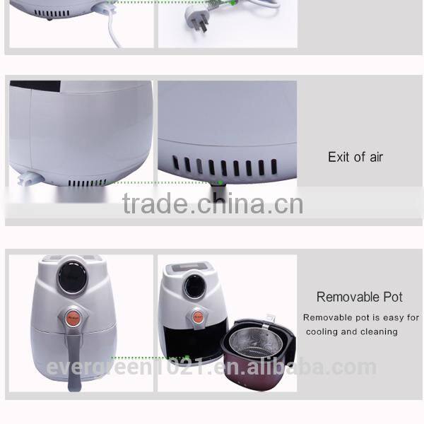 Electric turkey fryer with touch screen