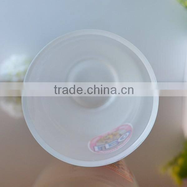 Tulip frosted beer glass with logo from cattelan glassware