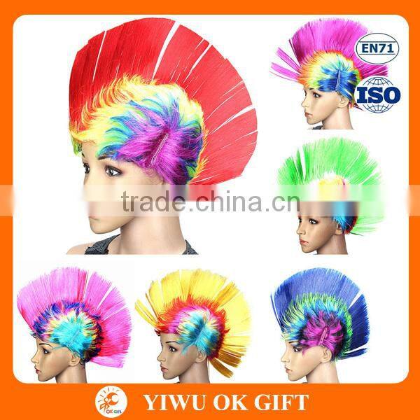 Cheap France Flag Afro Wigs For 2016 UEFA Football Sports