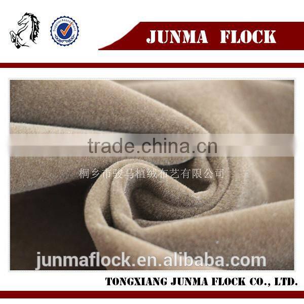Flocking fabric for sofa /Flocked vietnam textile velvet upholstery fabrics
