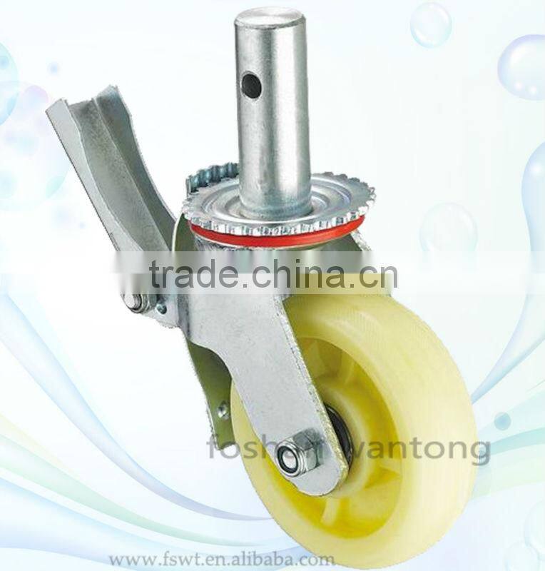 8 Inch Heavy Duty Industrial Scaffolding Nylon Caster Wheel