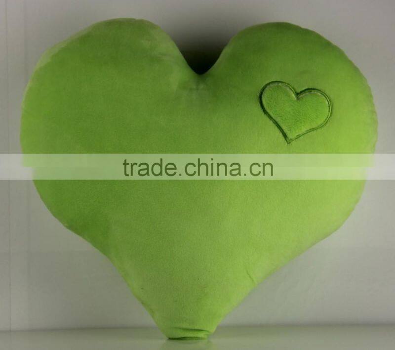 colorful Plush heart shaped Pillows for wedding gift and valentine's day