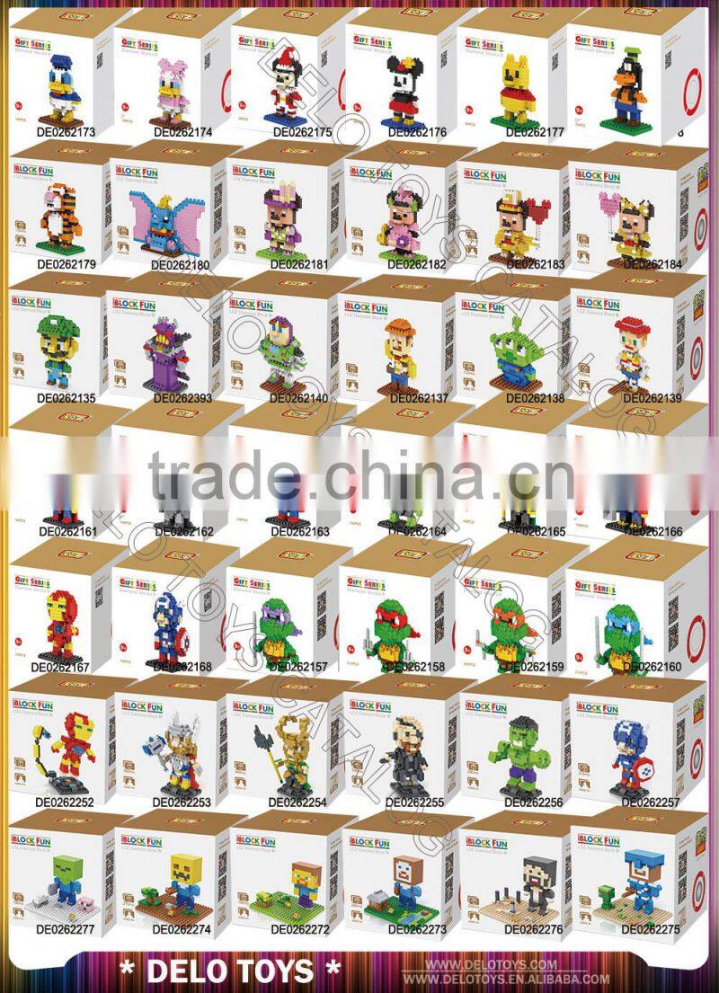 plastic diamond bricks assemble toys construction blocks Loz Mickey Mouse blocks DE0262218