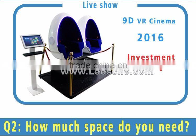 LSJQ-799 Dynamic Virtual 9d vr virtual reality cinema simulator optical gaming mouse truck mobile 9d cinema