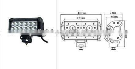 Double row 4inch 18w 4X4 offroad led light bar