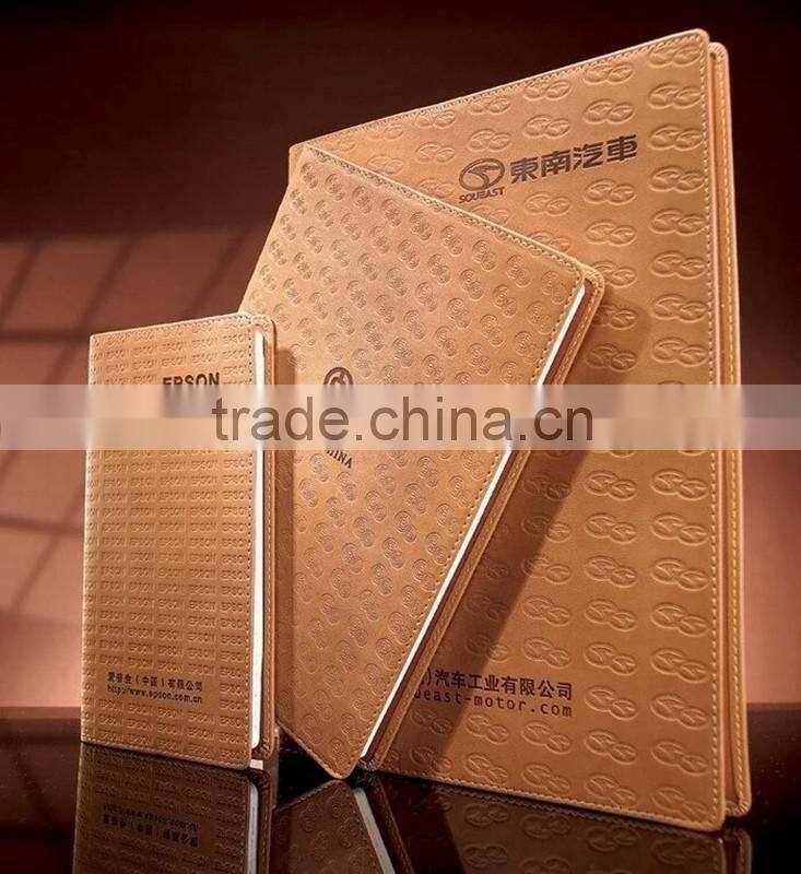 Customized Print Promotion PU Leather Diary Custom Printed Notebook