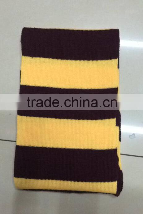 2015 wholesale knitted green and grey scarf