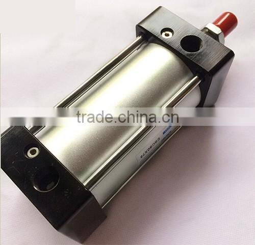 2017 hot sales SC series telescopic double air cylinders parts pneumatic heat press rosin