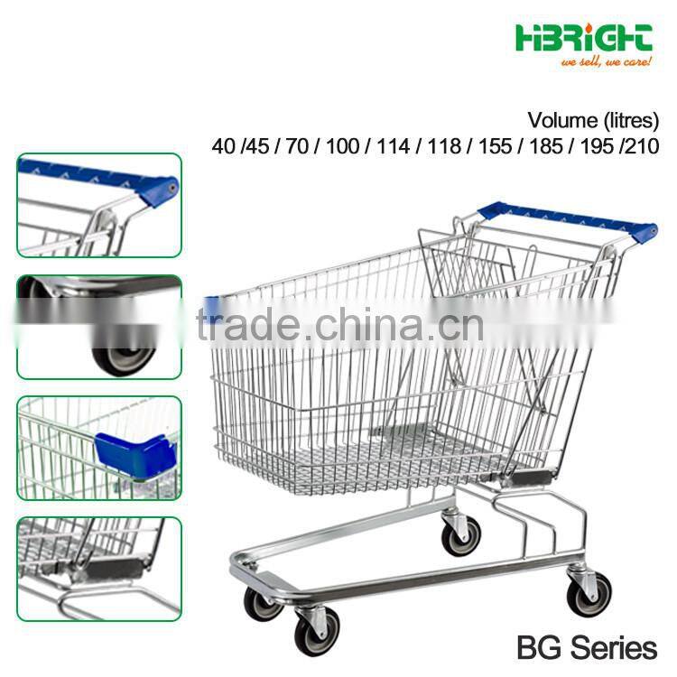 supermarket retail trolley grocery shopping cart