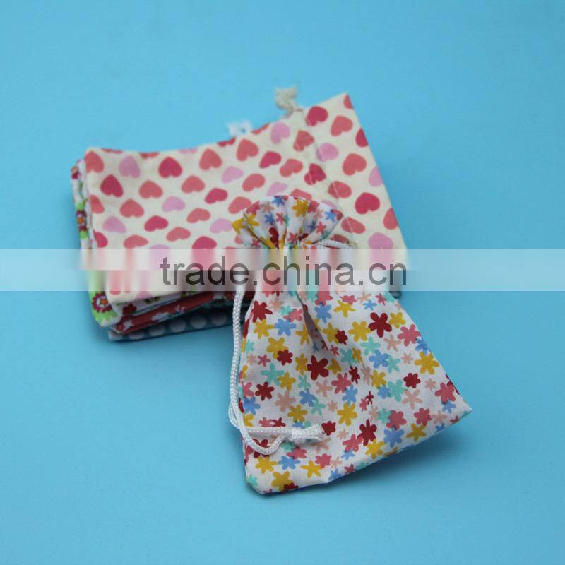 Decorative Custom Drawstring Jewelry Bag