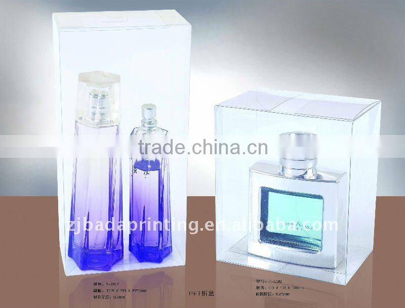 High quality Clear Plastic PP box of silk screen printing