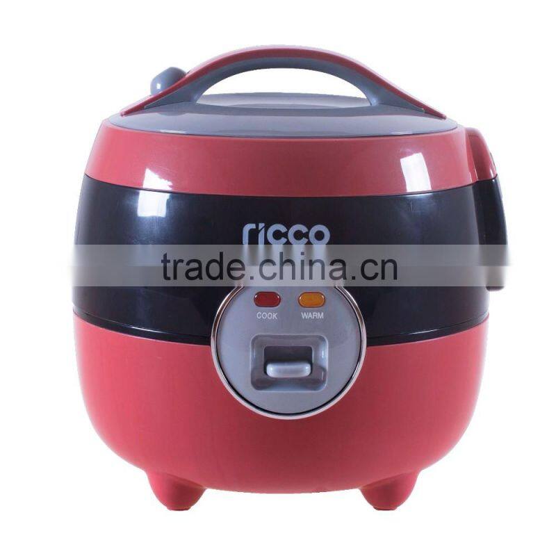 0.3L mini rice cooker with colorful outer body