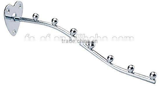 Durable Metal heart shape Wall Mounted display Hook for shops TE04