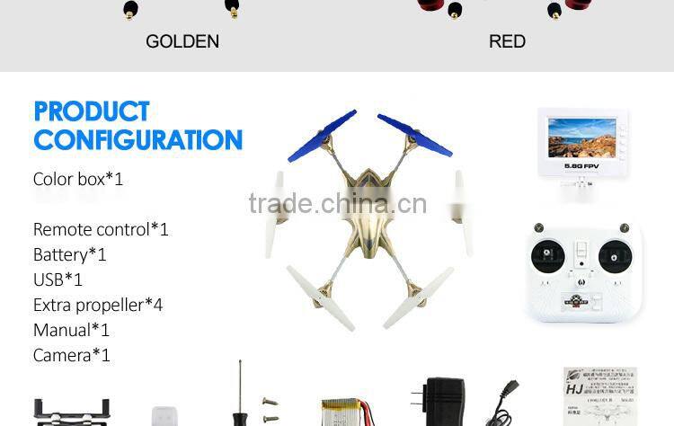 New product Headless Mode One Key Return RC hexacopter With HD camera Atmosphere Pressure Sensor (APS)