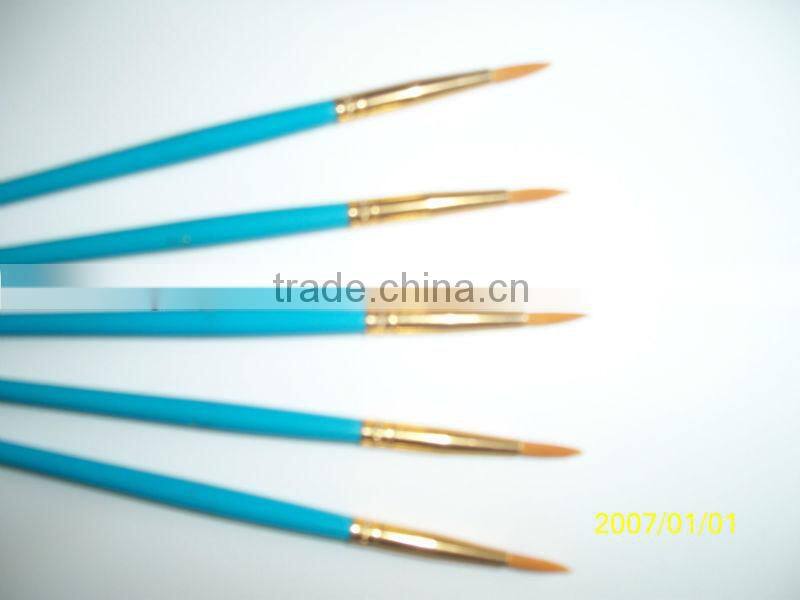 12pcs Professional Nylon hair artist brush set,oil painting brush set,artist painting brush