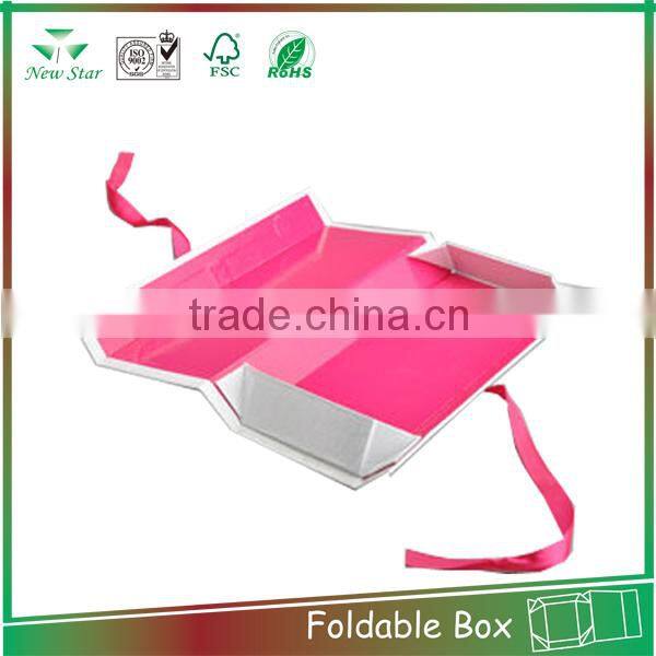 flat shipping cheap foldable cardboard box,collapsible gift packaging box