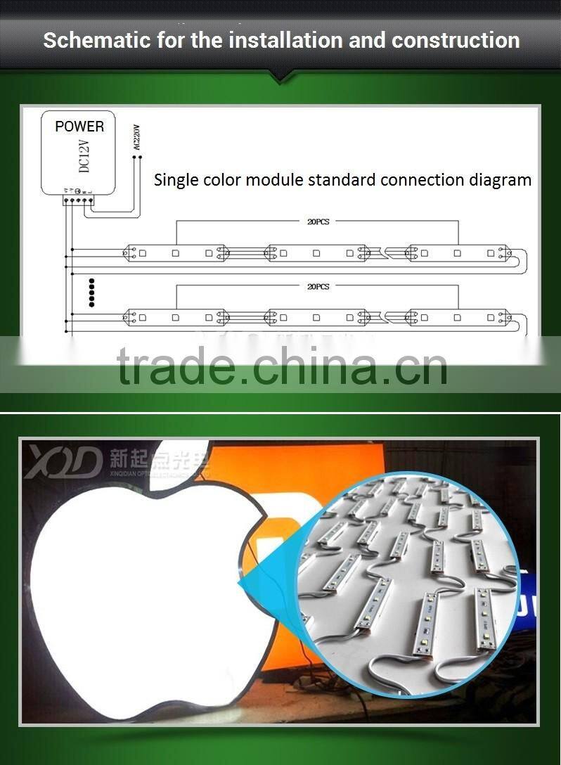 led backlight unit led module 12v 86*17 size injection light 5050 5050 smd module chip