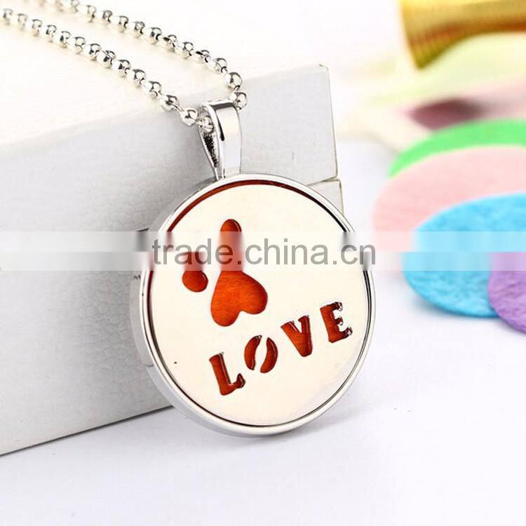 fashion jewelry 2017 trending product cartoon fog diffuser pendant 316l stainless steel jewelry