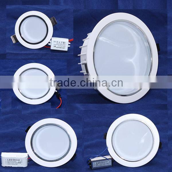 High Power 12w led down light rescessed led ceiling lights for offices