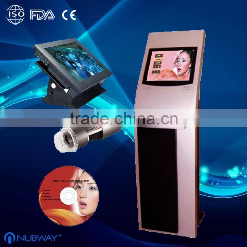 High precision digital skin moisture monitor UV skin analyzer with CE
