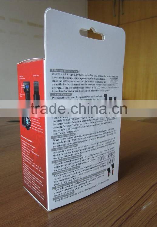 smart Intelligent Automatic Wine whiskey champagne Preserver Electric Vacuum Pump Digital Temperature for wine lover