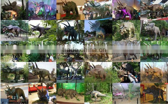 outdoor animatronics dinosaur playground equipment