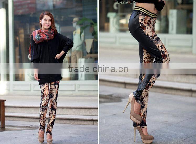 Wholesale Custom Printed Leggings New Arrival Sexy Faux Leather Leggings Hot Sell In UK