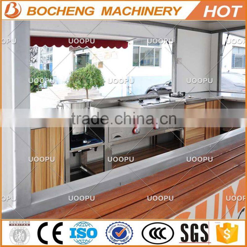 Manufacturer supply exhibition kiosk vending cart for sale