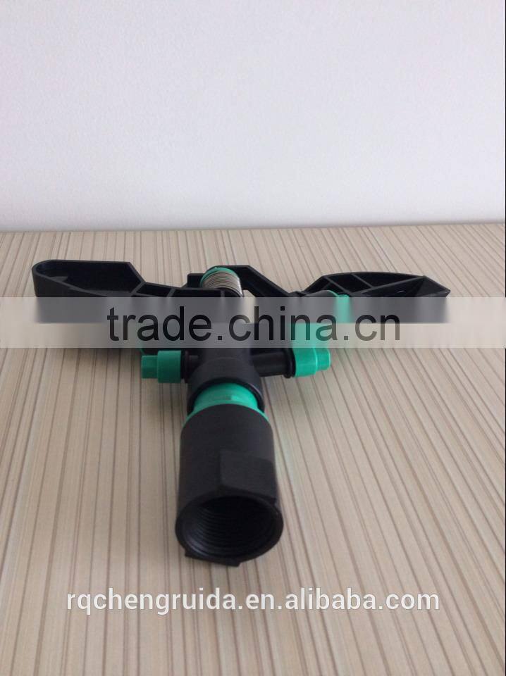 4 nozzles plastic full circle range impulse sprinkler
