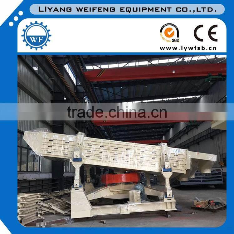 Separation of wood machine swing screen