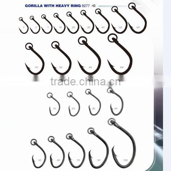 Wholesale High Carbon steel sea fishing tuna hook with ring