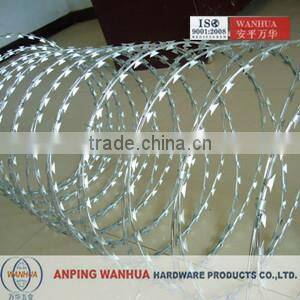 low price 2015 razor barbed wire for fencing of residences ( professional factory)