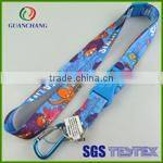 Sublimation printing logo polyester lanyard with fashion fittings