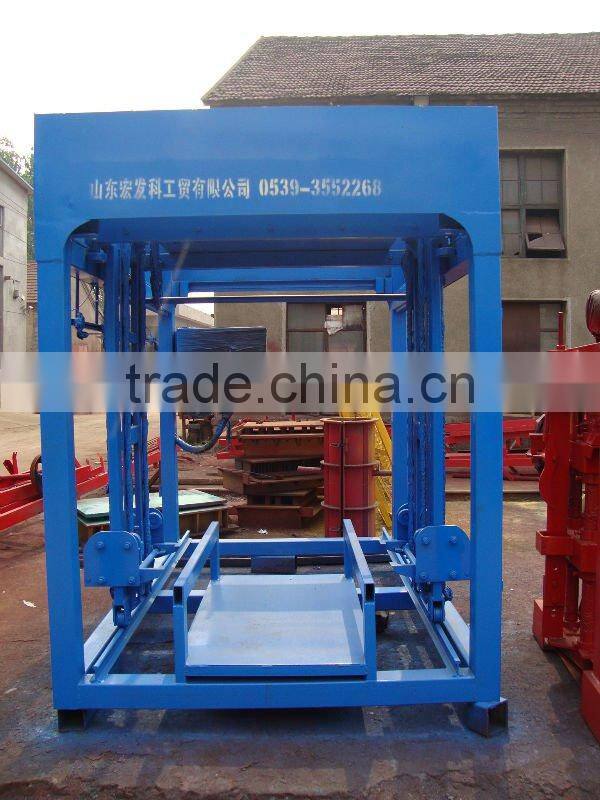 Ghana QTJ4-25 brick making machine,concrete hollow block machine,small scale block making machine