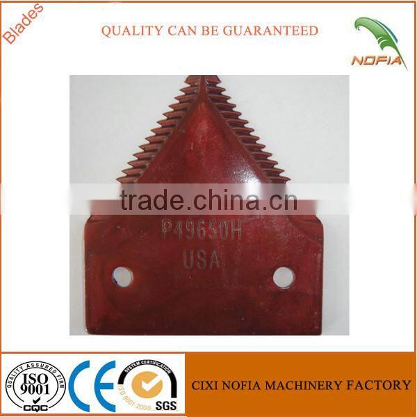P49650H red stainless steel blade for john deere potato harvester