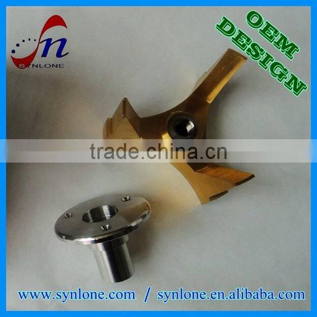 2017 customized triple legs fastening brass part