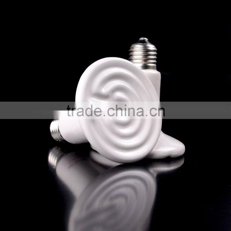 25-250W Infrared Ceramic Heat Emitter Lamp Light Bulb for Reptile Pet Brooder 110-120V
