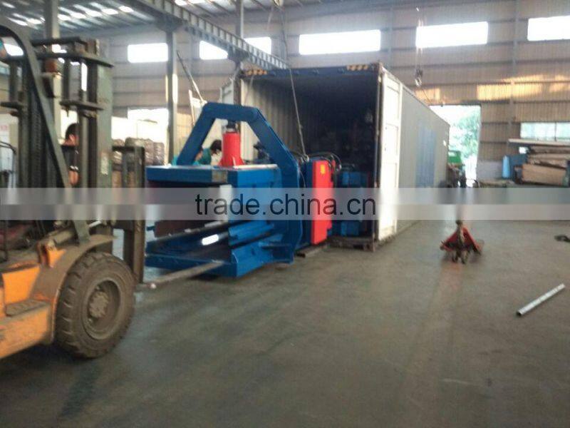 Full automatic waste carton baler machine