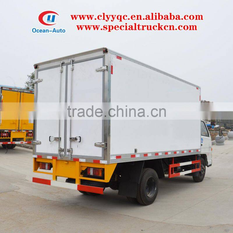 JMC 4X2 3 ton mini refrigerator food van truck for sale