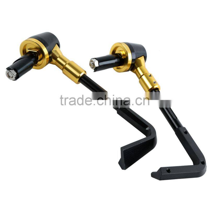 CNC Universal 7/8" 22mm Proguard System Brake Clutch Levers Protect Guard Gold