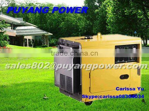 Portable Generator with silent enclosure