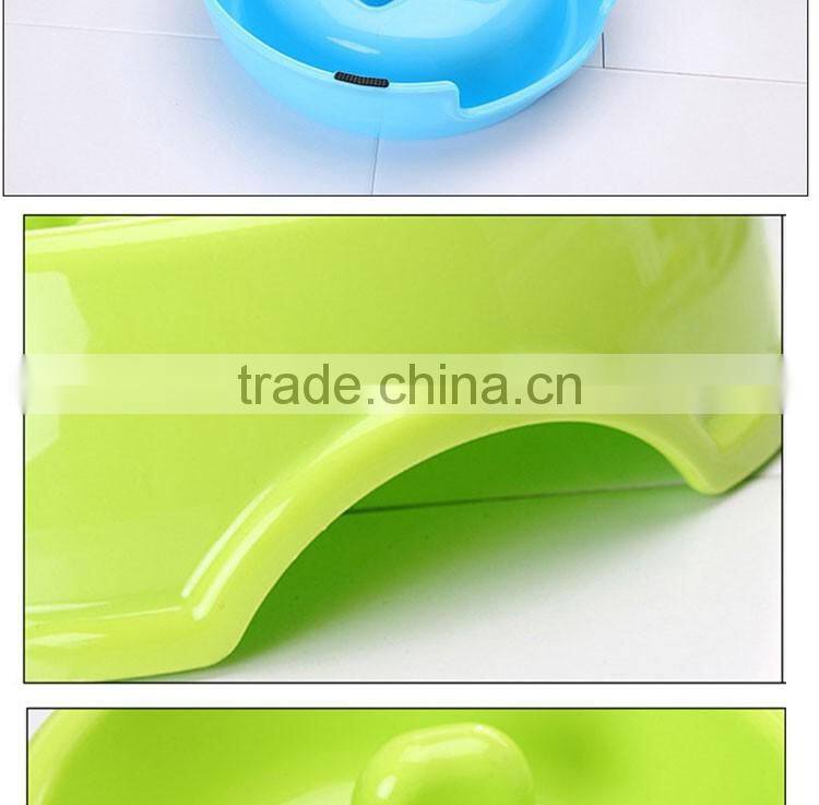 travel portable colorful plastic anti choke food dog cat slowing eating pet bowl