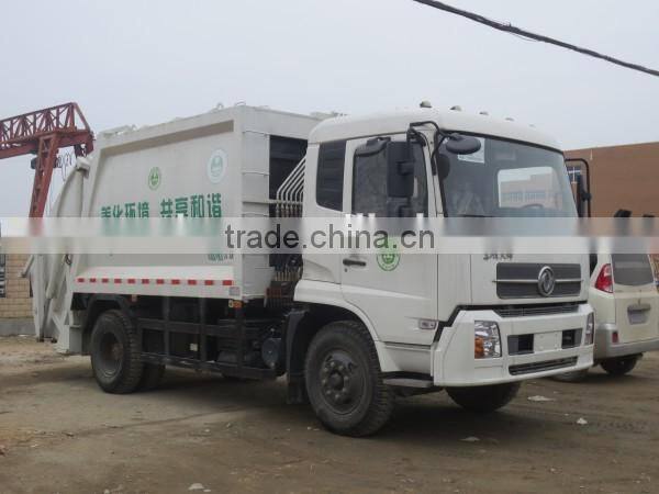 190hp 4*2 DONGFENG Garbage Compactor Recycling Truck 12m3