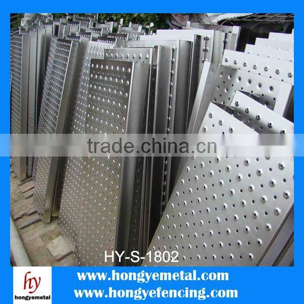 JT electro galvanized antiskid plate/diamond plate wire mesh