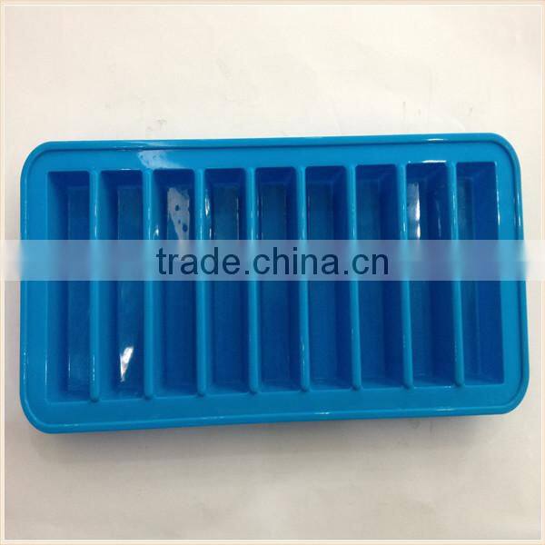 2014 food grade silicone covered ice cube trays