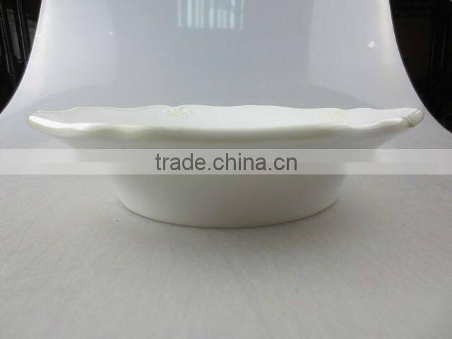 16 pcs white porcelain dinner set