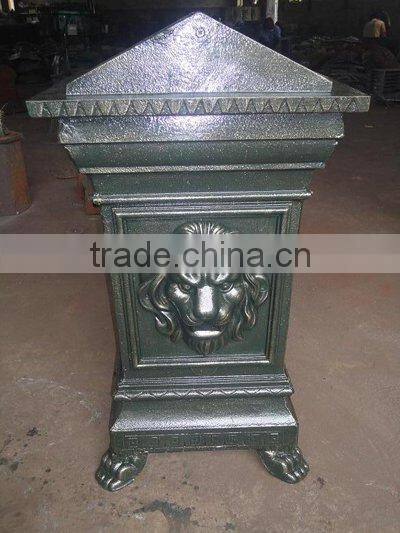 Garden large cast iron dustbin supplier