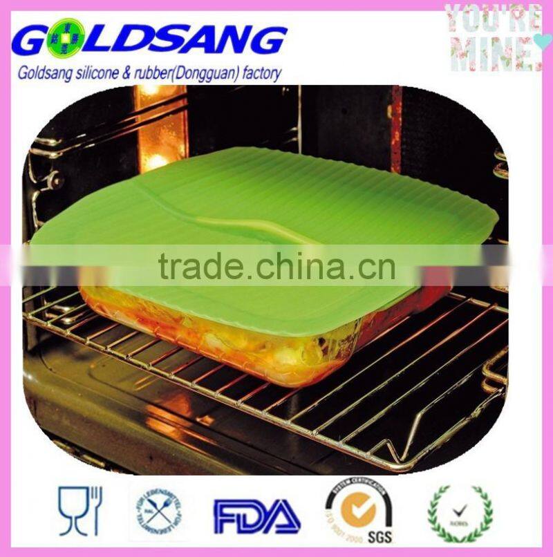 Fits various sizes of containers stretch silicone food covers