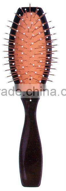 Paddle cushion plastic hair comb