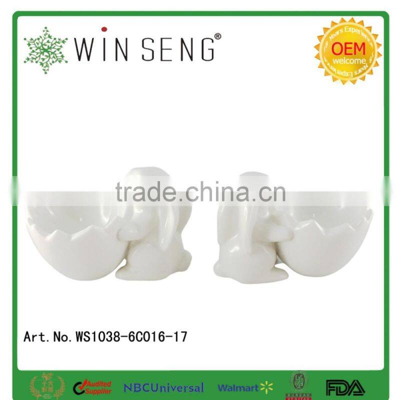 2016 New design popular easter decoration Ceramic ashtray